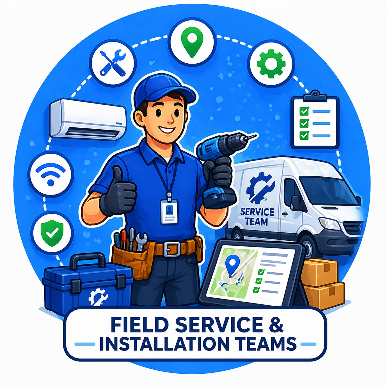 Field Service & Installation Teams
